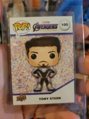 upper deck funko pop marvel card Tony Stark Serialized 97/99