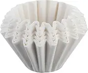 Coffee Filter Papers - disposablle Unbleached Filter Papers | 50PCS Filter Papers | Decorative White Paper Bowl Filters for 1–4 Cup Machines | Single-Serve Drip Brew Liners for Bold, Clean Flavor