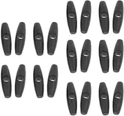 Baoblaze 20 pcs Camping Awning Tent Fly Roll Up Buckle Tent Inner Tent Duffle Toggle Stopper