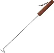 Food Flipper | Stainless Steel Meat Flipper Hook | Barbecue Accessories, Food Turning Tool for Ribs, Chicken, Hot Dogs, Vegetable