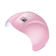 36W 12LED LED UV Nail Lamp Light Gel Polish Dryer Salon Curing Manicure Curing Machine PINK COLOR