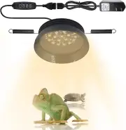 Small Full Spetrum LED UVA UVB Reptile Light with Dimmer & Cycle Timer for Beard