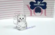 Swarovski Lucky Cat Japanese Lucky You Moonlight/Jet Crystal Authentic 1071038