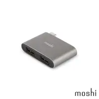 在飛比找PChome24h購物優惠-Moshi USB-C to USB-A 雙端口轉接器