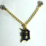 Hat Pin Detroit Tigers Navy Gold Chains