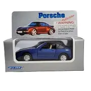 WELLY PORSCHE COLLECTION 944 (9033H) VINTAGE DIECAST MODEL PULL BACK ACTION CAR