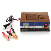 12V 10A 150W Smart Fast Battery Charger For Car Motorcycle LED Display Stainless Steel