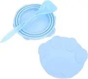 SUPVOX 1Set Replaceable Food Lid Lids Spoon for Household Can Sealing Keeps Dog Food Fresh Dishwasher Safe Flexible Durable