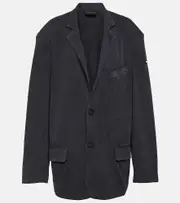 [Balenciaga] Balenciaga Cotton blazer AU 12 black