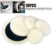 Professional 10pcs Woolen Polish Buffer Pads for Car Polisher Heavy Duty