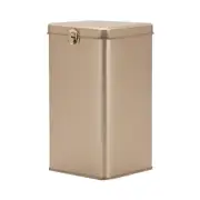1pc Practical Metal Tea Can Tinplate Tea Canister Household Tea Storage Jar
