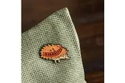 Stab Kitty Funny Enamel Pin