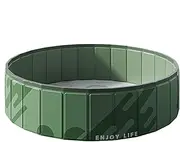 Dog Pool - Foldable Dog Bath Tub | Foldable Puppy Bath Pool, Portable Outdoor Backyard Camping Pet Bathing Tub Portable for Dogs and Cats Also for Kids, No Need for Inflation