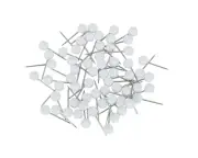 200PCS Push Pins White Drawing Pins Notice Board Cork Board Office School Map