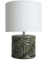 [Oriel Lighting] Kai Ceramic Table Lamp Green