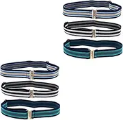 [LIFKOME] 2 Sets 3 Pcs Belts for Boys and Girls Comfortable Elastic Waist Belts Adjustable Toddlers Woven Fabric for Boys Girls Daily and Party