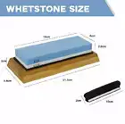 1000/6000 Dual Whetstone Waterstone Knife Sharpening Water Wet Stone Sharpener