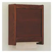 Wooden Mallet C-Fold/Multi-Fold Towel Dispenser Mahogany