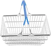SUPVOX Mini Shopping Basket for Boys and Girls Versatile Toy Storage Basket Handles for Playroom Organisation