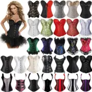 Underbust Corset Steampunk Women Corset Bustier Top Waist Trainer Body Shaper US