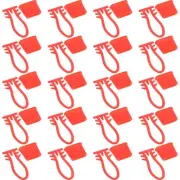 200 Pcs Mesh Bag Storage Weaving Nets Hooks Reusable Eggs Produce Clasps