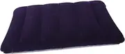 SUPVOX Inflatable Pillow Inflatable Lounger Travel Pillow Portable Camping Pillow Air Mattress Blow up Airplane Pillow Beach Pillow Lumbar Pillow Half Lace Curtain Bed Pillows Blue PVC