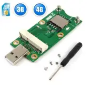Mini Wireless PCI-E to USB Adapter with SIM Card Slot for 3G 4G WWAN/LTE Module