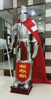 Medieval Knight Armor Suit Templar Wearable Crusader Costume Full Body Armour