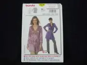 2009 BURDA DRESSMAKING SEWING PATTERN # 7574 ~WOMEN'S TUNIC TOPS~SIZES 10-22 NEW