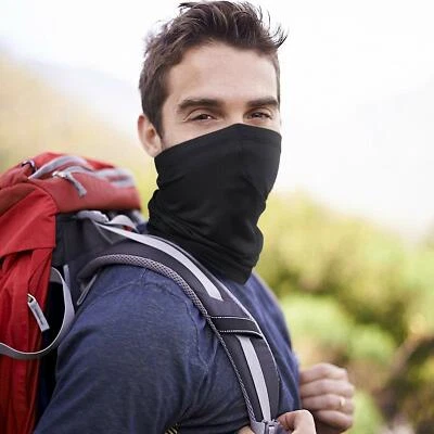 Summer Thin Face Mask Neck Gaiter Balaclava Scarf Outdoor Sun UV Shield Headwear
