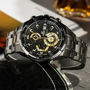 卡西歐(CASIO)手錶 EDIFICE系列石英運動防水男表 EFR-539BK-1A