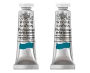 2x Winsor & Newton 14ml Professional Watercolour Paint Phthalo Turquoise S2