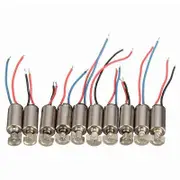 10Pcs mini Cell Phone Vibration Motor Vibrator 4x8mm DC 1.5-3V RC Toys Photo Color