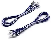 Arcity 20 Pcs Arcade Button Wires Harness Cable for Zero Delay USB Encoder PCB with 0.187" 4.8mm Terminals 15.74inch Compatible with Micro Switches HAPP Style Arcade Buttons Joysticks New