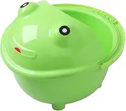 Foot Soaking Bath Basin，Children' s Foot Bath Bucket，Deluxe- Foot Spa, Heat Maintenance, Raised Nodes, Insulated lid（Green）