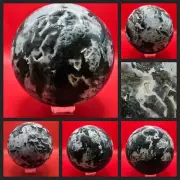 Natural Geode Aquatic Plant Water Grass Moss Agate Balls Crystal Sphere.(8+LB)