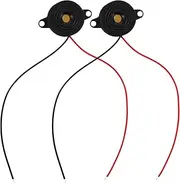 Veemoon 2pcs High Decibel Active Piezoelectric Alarm Outdoor Warning Sounder for Gaming Applications Loud Alert with Simple Mounting Options Continuous Sound Output