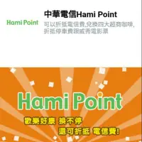 在飛比找蝦皮購物優惠-點數轉讓【中華電信hami point】可折抵現金/序號折扣