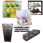 New Set Of 8 Stackable Plastic Wine Water Bottle Drink Rack Organizer Set