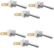 PHENOFICE Emergency Stop Switch 6pcs Metal Toggle Switch for Logging Farm Saws Parts Boat Accessory