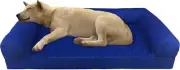 Dogbed4less Orthopedic Gel Memory Foam Pet Sofa Lounge Bed with Waterproof Liner