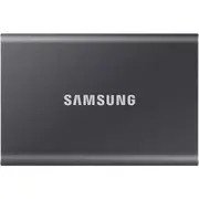 Samsung T7 1TB Portable External SSD - Titan Grey - USB 3.2 Gen2 (10Gbps) - Read up to 1050MB/s - Password Protection [MU-PC1T0T/WW]