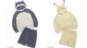 GELATO PIQUE Pokemon Sleep Men's Hoodie & Shorts Snorlax Pikachu japan 2023