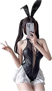 [Generic] Sexy Bunny Lingerie Mesh Bodysuit Crotchless Fishnet Costumes