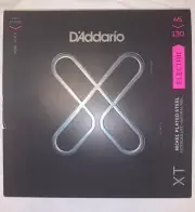 D'Addario XTB45130 XT Nickel Plated Steel 5-String Long Scale Bass Strings