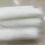 12cm Long Pile Faux Fur Fabric 50x180cm Luxury Shag Fur Fabric for Crafts Shag Fuzzy Material for Cosplay Photo Props Chair Cover Seat Cushion Pad(Color:1 White)