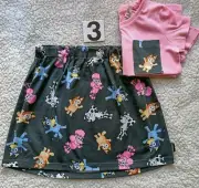 BondsXCustom Skirt Set- Bluey+ Friends. Size 3 , One Off !!