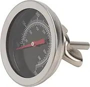 1Pc High Precision Stainless Steel Bimetallic Oven Thermometer for Cooking Baking Instant Read Temperature Gauge Safe for Indoor Outdoor Use Present for BBQ