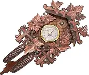 Luxshiny Hanging Clock Stylish Wall Clock Decor for Home Office Study Shop Unique with Workmanship and Fashionable Colors Present Idea