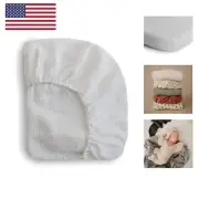 Extra Soft Muslin Fitted Crib Sheet | 192 Thread Count | 28"x 52" White